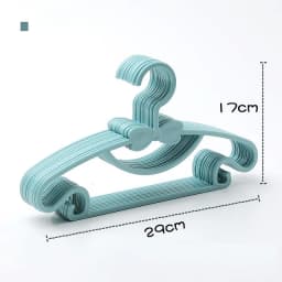 5/10/20pcs Baby Clothes Racks Portable Plastic Towel Display Scarfs Hangers Windproof Children Coats Hanger Clothing Organizer