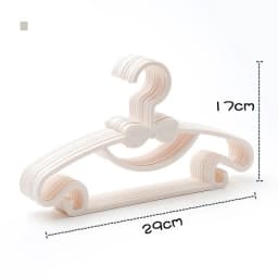5/10/20pcs Baby Clothes Racks Portable Plastic Towel Display Scarfs Hangers Windproof Children Coats Hanger Clothing Organizer