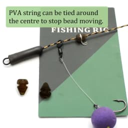 30PCS Carp Fishing Accessories Carp Fishing Beads Heli Chod Beads for Helicopter Rigs Carp Fishing Terminal Tackle