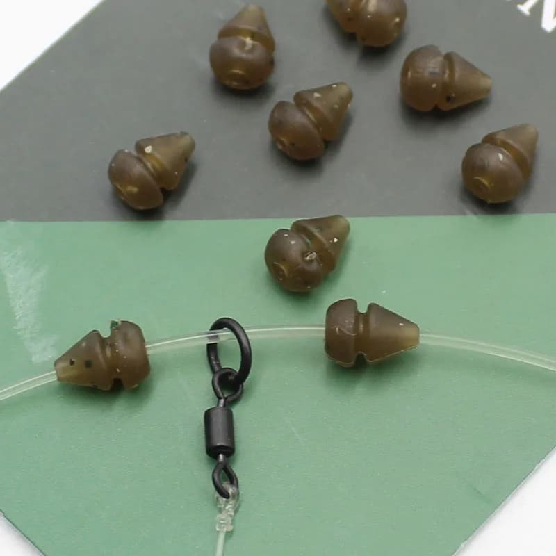 30PCS Carp Fishing Accessories Carp Fishing Beads Heli Chod Beads for Helicopter Rigs Carp Fishing Terminal Tackle