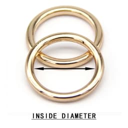 HENGC Large Round Metal O Ring Buckles Clasp Web For Leather Belt Shoes Bags Garment High Quality Sewing DIY Crafts Wholesale