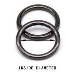 HENGC Large Round Metal O Ring Buckles Clasp Web For Leather Belt Shoes Bags Garment High Quality Sewing DIY Crafts Wholesale