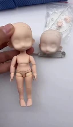 OB11 Body or GSC Head Pink/ Normal/ White/ Coffe Skin Body 1/12 Bjd Doll Accessories Dress Up Toys Gift