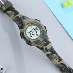 OHSEN Kids Sport Watches 50M Waterproof Blue Silicone Electronic Wristwatch Stopwatch Children Digital Watch For Boys Girls