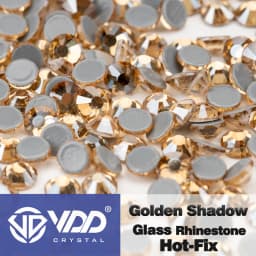 VDD High Quality SS6-SS30 Glass Crystal Strass Hot Fix Rhinestones Glitter Iron on Flatback Stones For Clothing Accessories DIY