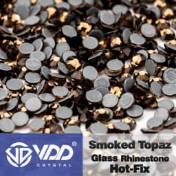 VDD High Quality SS6-SS30 Glass Crystal Strass Hot Fix Rhinestones Glitter Iron on Flatback Stones For Clothing Accessories DIY
