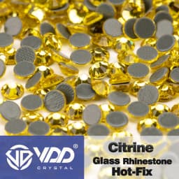 VDD High Quality SS6-SS30 Glass Crystal Strass Hot Fix Rhinestones Glitter Iron on Flatback Stones For Clothing Accessories DIY