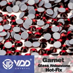 VDD High Quality SS6-SS30 Glass Crystal Strass Hot Fix Rhinestones Glitter Iron on Flatback Stones For Clothing Accessories DIY
