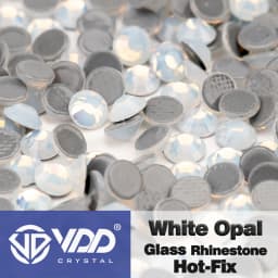 VDD High Quality SS6-SS30 Glass Crystal Strass Hot Fix Rhinestones Glitter Iron on Flatback Stones For Clothing Accessories DIY