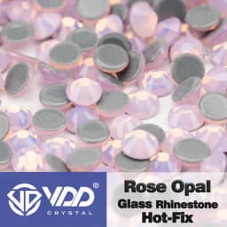 VDD High Quality SS6-SS30 Glass Crystal Strass Hot Fix Rhinestones Glitter Iron on Flatback Stones For Clothing Accessories DIY