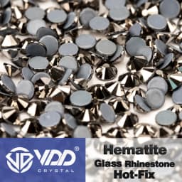 VDD High Quality SS6-SS30 Glass Crystal Strass Hot Fix Rhinestones Glitter Iron on Flatback Stones For Clothing Accessories DIY