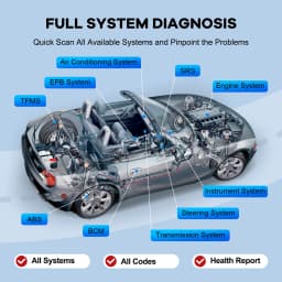MUCAR BT200/BT200 Pro OBD2 Bluetooth Diagnostic Tool Full System Diagnose Oil SAS 15 Reset OBD 2 Scanner for All Car Code Reader