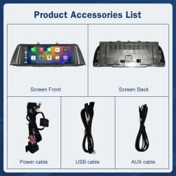 10.25 1920*720 Multimedia Display For BMW 5 Series F10 F11 2011-2017 CIC NBT Touch Screen Wireless Carplay Android auto