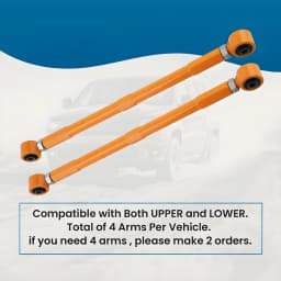 2-Piece Adjustable Control Camber Arm Kit for Mini Cooper R50 R52 R53 R56 R57 Rear Lower Set