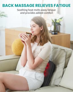Nekteck Shiatsu Foot Massager with Heat, Electric Kneading Feet Massage Machine for Plantar Fasciitis, Built-in Infrared Heat