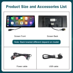 12.3'' Wireless CarPlay Android Auto Multimedia Display Screen For BMW Series 3 4 F30 F31 F32 F33 F34 F36 2012-2019