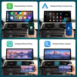 12.3'' Wireless CarPlay Android Auto Multimedia Display Screen For BMW Series 3 4 F30 F31 F32 F33 F34 F36 2012-2019