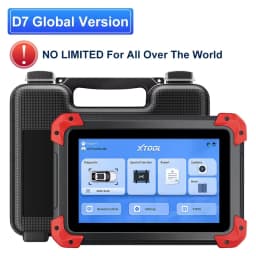 XTOOL D7 V2.0 OBD2 Scanner All System Car Diagnostic Tool Bi-directional Automotive Tool ECU Coding Active Test with 39+ Reset