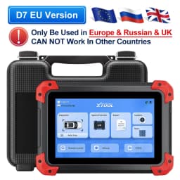 XTOOL D7 V2.0 OBD2 Scanner All System Car Diagnostic Tool Bi-directional Automotive Tool ECU Coding Active Test with 39+ Reset
