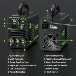 AIXZ 145A 3 in 1 Welding Machine Lift TIG/ARC MMA Welders MINI IGBT Inverter Welding With Spool Gun Protable Home Welder Tool