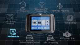 XTOOL D8W BT OBD2 Diagnostic Tool ECU Coding Bluetooth Automotive Scanner VAG Guided Key Programming Topology Map with 42+ Reset