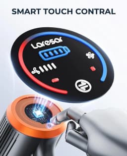 Laresar Elite 8 Cordless Vacuum Cleaner Handheld Home Appliance 450W Powerful smart home Touch Screen 55 Mins Detachable Battery