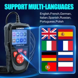 LAUNCH X431 CR3008 PLUS Car Auto OBD2 Diagnostic Tool ARM Scanner DTC Lookup Check Engine Battery Test Lifetime Free Update
