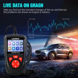 LAUNCH X431 CR3008 PLUS Car Auto OBD2 Diagnostic Tool ARM Scanner DTC Lookup Check Engine Battery Test Lifetime Free Update
