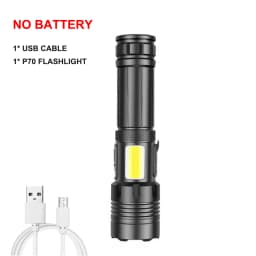 90000 Lumens LED Tactical Flashlight Rechargeable XHP90 USB Zoomable 7Modes Super Bright Floodlight Spotlight Torch Light
