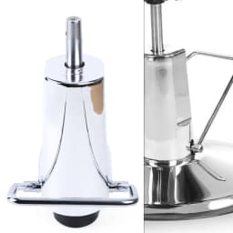 Barber Hydraulic Pump, Barber Chair Hydraulic Pump 4 Bolt Pattern Pump 440lbs W/ Base For Salon Beauty