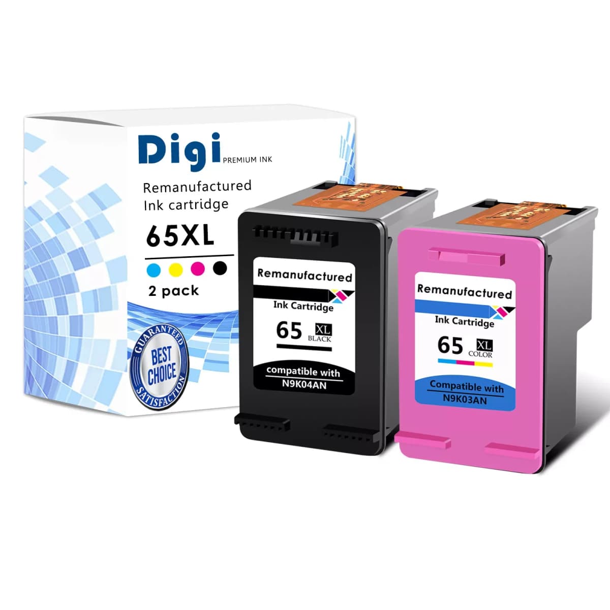 Compatible 65XL Black Color Generic Ink Cartridge FOR HP Deskjet 2622 3730 3752 3755 Printer