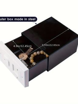 Imitation Double US Plug American Standard Socket Wall Safe Security Secret Hidden Stash Box