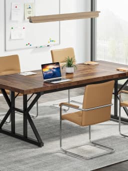 Tribesigns 70.8-Inch Executive Desk, Large Computer Office Desk Workstation, Modern Simple Style Laptop Desk Study Writing Table