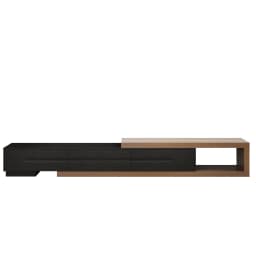 82-110'' Extendable TV Stand for Up to 120'TV, Wood Reversible TV Media Console W/3 Drawers & Open Storage Shelf for Living Room