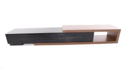 82-110'' Extendable TV Stand for Up to 120'TV, Wood Reversible TV Media Console W/3 Drawers & Open Storage Shelf for Living Room