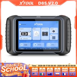 XTOOL D8S V2.0 Automotive Diagnostic Tool Online ECU Coding Topology Map Key Programming Car Scanner with 42+ Resets FCA CAN FD