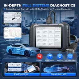 XTOOL D8S V2.0 Automotive Diagnostic Tool Online ECU Coding Topology Map Key Programming Car Scanner with 42+ Resets FCA CAN FD