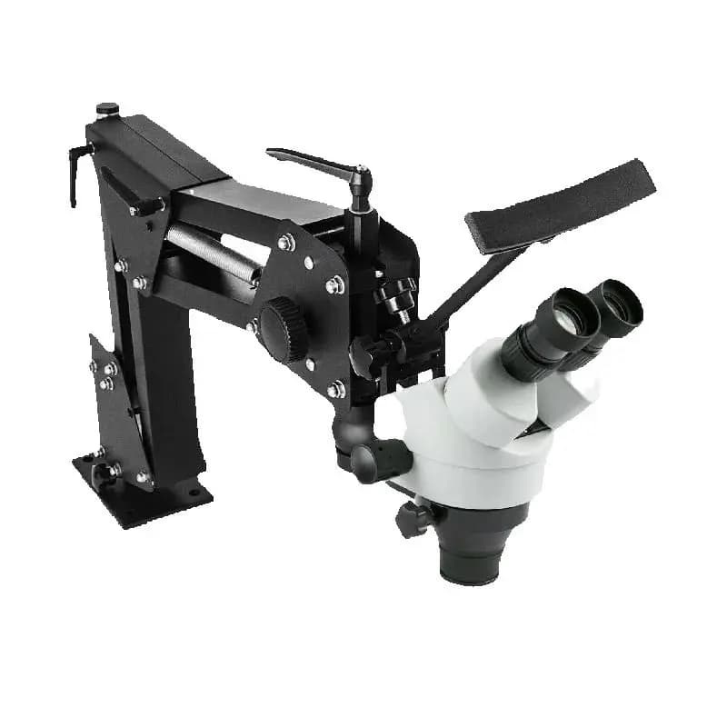 SucceBuy Micro Inlaid Mirror Multi-directional Micro-setting Microscope Jewelry Tools 0.7X-4.5X Super Clear Microscope Magnifier