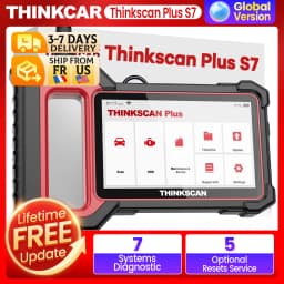 THINKCAR Thinkscan Plus S7 Obd2 Scanner Car Diagnostic Tools Automotivo Scanner Auto Diagnosis Tool DIY Code Reader 5 Reset Free