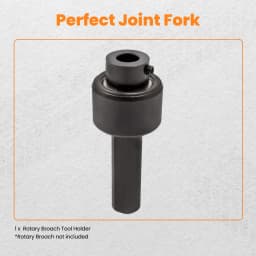 Broach Tool Rotary Holder for 1/2″ (.500″) Diameter 1-3/4″ Broaches 1-3/4″ Black Holder 0.5' Shank X 1.75' Length