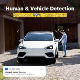 Annke 4K POE IP Camera 265+ Motion 2.0 Built-in Microphone 4MM Lens 8MP smart Dual Light Human Vehicle Detection Security Camera