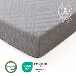 Hcore Folding Mattress, 4 Inch Foldable Memory Foam Mattress with Bag, Portable Mattress Topper for Floor, Camping, Guest