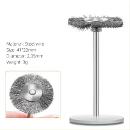 1pc Nail Drill Bit Cleaning Brush Portable Electric Manicure Drills Copper Wire Drill Brusher Cleaner DIY Nail Art Accessories