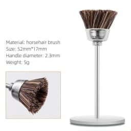 1pc Nail Drill Bit Cleaning Brush Portable Electric Manicure Drills Copper Wire Drill Brusher Cleaner DIY Nail Art Accessories