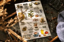 Aesthetic Scrapbooking Rub On Stickers Vintage DIY Journal Transfer Sticker Diary Photo Album Decoration Hobby Craft Supplies