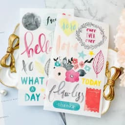 Aesthetic Scrapbooking Rub On Stickers Vintage DIY Journal Transfer Sticker Diary Photo Album Decoration Hobby Craft Supplies