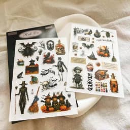 Aesthetic Scrapbooking Rub On Stickers Vintage DIY Journal Transfer Sticker Diary Photo Album Decoration Hobby Craft Supplies