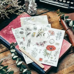 Aesthetic Scrapbooking Rub On Stickers Vintage DIY Journal Transfer Sticker Diary Photo Album Decoration Hobby Craft Supplies