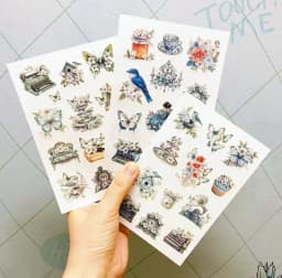 Aesthetic Scrapbooking Rub On Stickers Vintage DIY Journal Transfer Sticker Diary Photo Album Decoration Hobby Craft Supplies