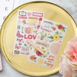 Aesthetic Scrapbooking Rub On Stickers Vintage DIY Journal Transfer Sticker Diary Photo Album Decoration Hobby Craft Supplies